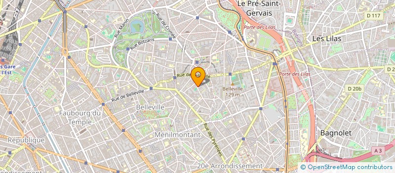 localisation de l'entreprise JERERCALL à PARIS