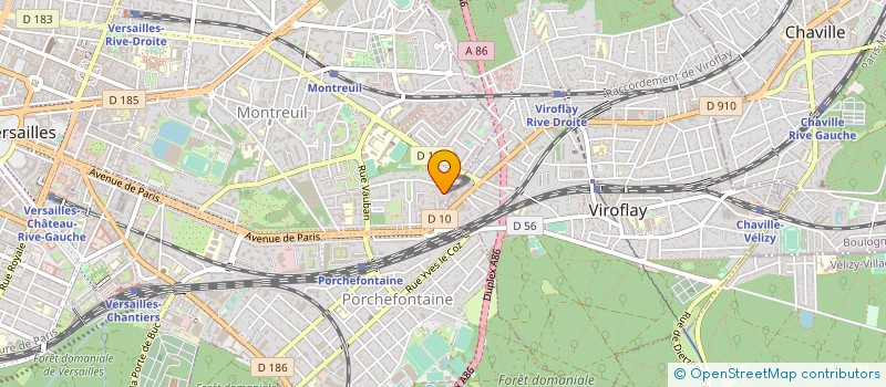 localisation de l'entreprise JEREXPERT DIAGNOSTIC  VERSAILLES