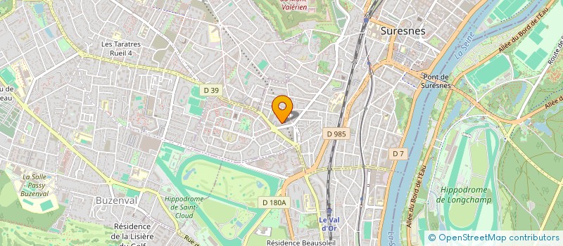 localisation de l'entreprise JERF&CO à SURESNES