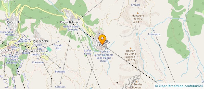 localisation de l'entreprise JERFI  AIME-LA-PLAGNE