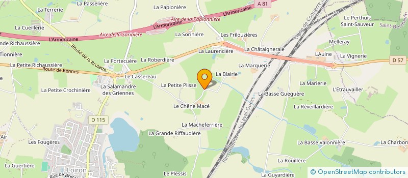 localisation de l'entreprise JERFY  LOIRON-RUILLE