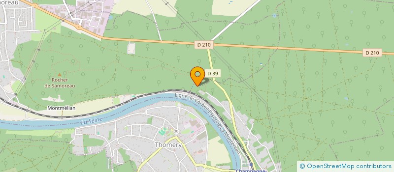 localisation de l'entreprise JERI  CHAMPAGNE-SUR-SEINE