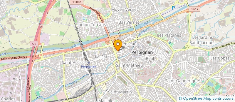 localisation de l'entreprise JERIC  PERPIGNAN