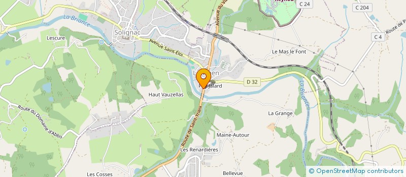 localisation de l'entreprise JERIC LERON  LE VIGEN