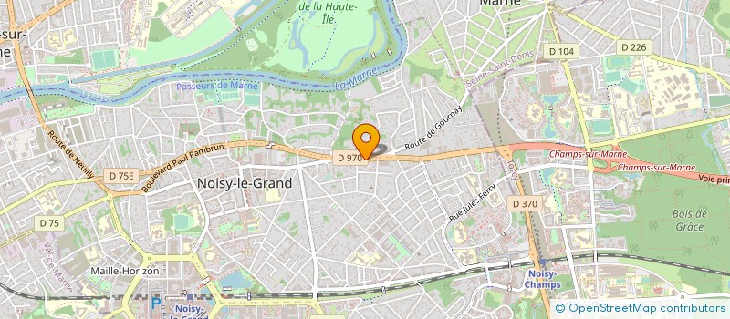 localisation de l'entreprise JERICA  NOISY-LE-GRAND