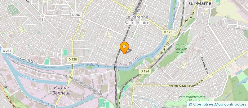 localisation de l'entreprise JERICCO à SAINT-MAUR-DES-FOSSES