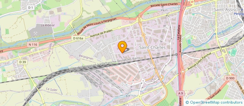 localisation de l'entreprise JERICH FRANCE à PERPIGNAN