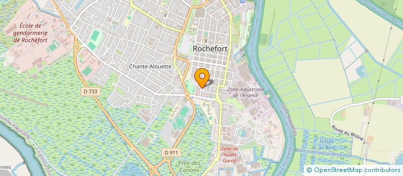 localisation de l'entreprise JERIEN  ROCHEFORT