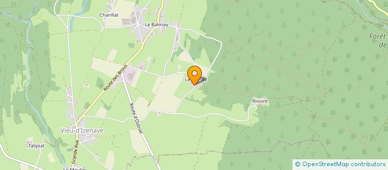 localisation de l'entreprise JERIFO  VIEU-D'IZENAVE