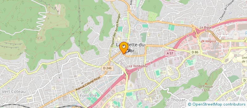 localisation de l'entreprise JERIMMO à LA VALETTE-DU-VAR