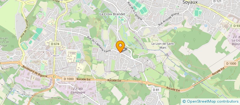 localisation de l'entreprise JERING à ANGOULEME