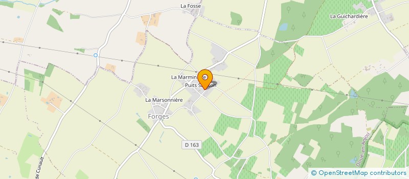 localisation de l'entreprise JERINIA à DOUE-EN-ANJOU