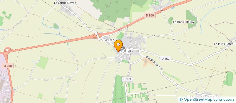 localisation de l'entreprise JERISA LES PEUPLERAIES  LES ULMES