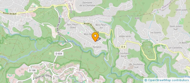 localisation de l'entreprise JERLAAM  BIOT