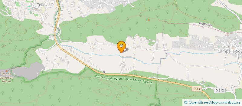 localisation de l'entreprise JERLINE  BRIGNOLES