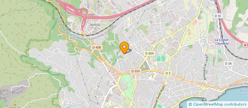 localisation de l'entreprise JERLOBEL  LA CIOTAT