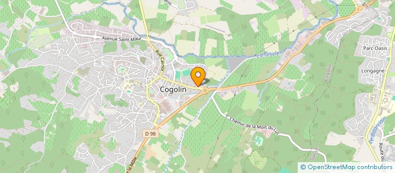 localisation de l'entreprise JERMAT à COGOLIN