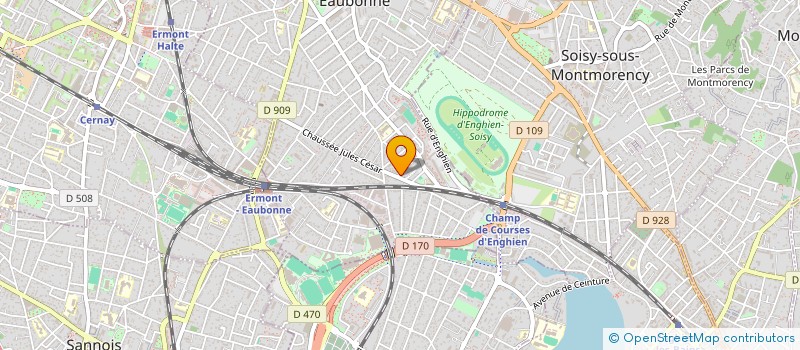 localisation de l'entreprise JERMELINE à EAUBONNE