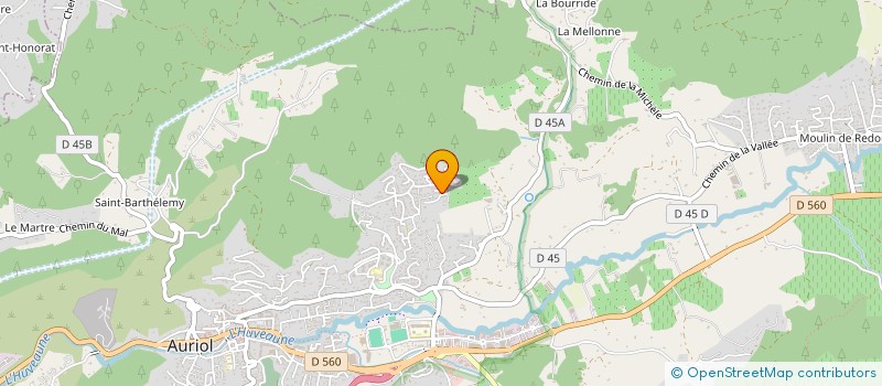 localisation de l'entreprise JERO à AURIOL