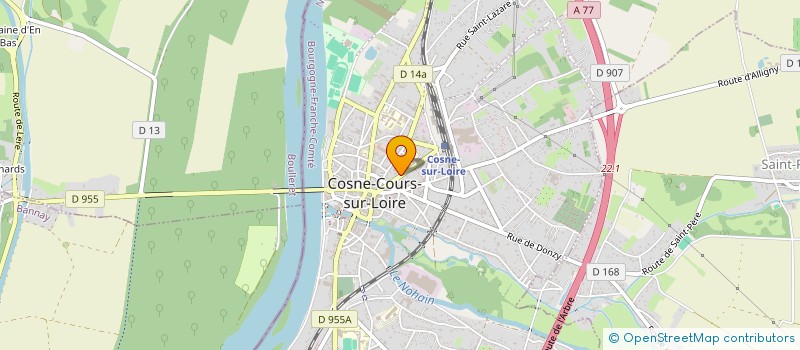 localisation de l'entreprise JEROBOAM  COSNE-COURS-SUR-LOIRE