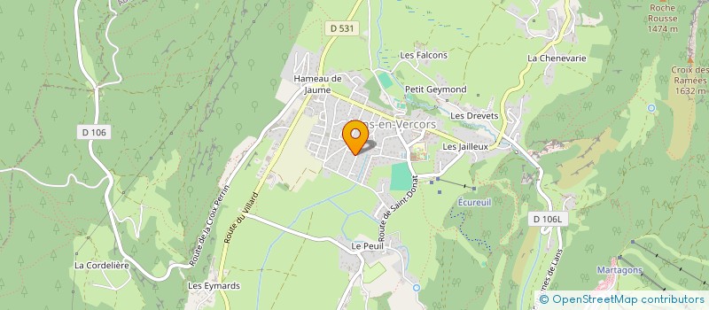 localisation de l'entreprise JEROBOAM YK  LANS-EN-VERCORS