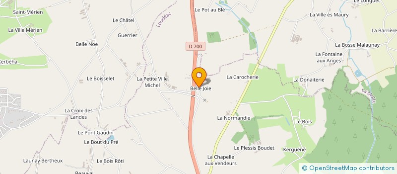 localisation de l'entreprise JEROCILANE à LOUDEAC