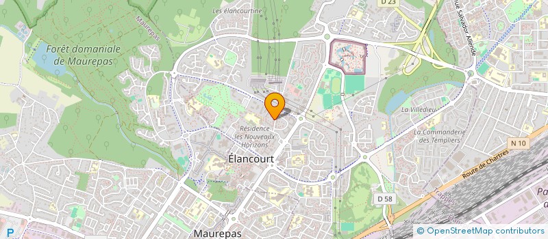 localisation de l'entreprise JERODE  ELANCOURT