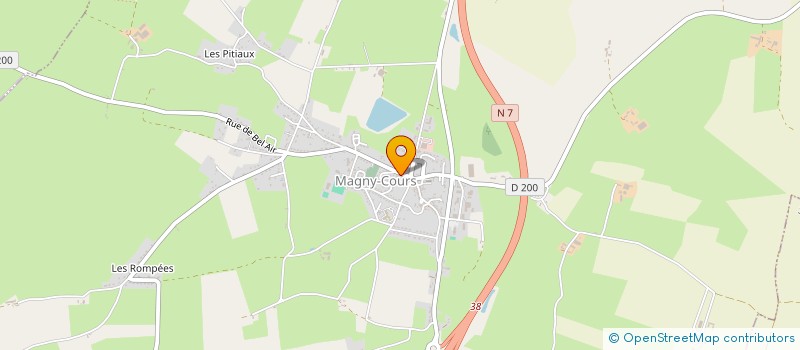localisation de l'entreprise JERODIE à MAGNY-COURS