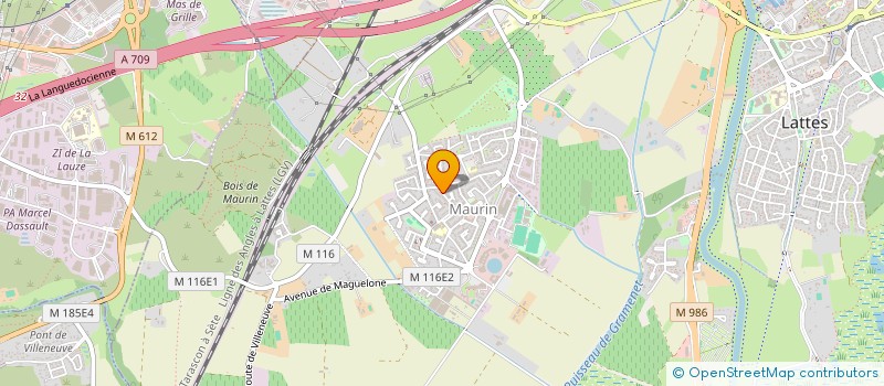 localisation de l'entreprise JEROFLO à LATTES