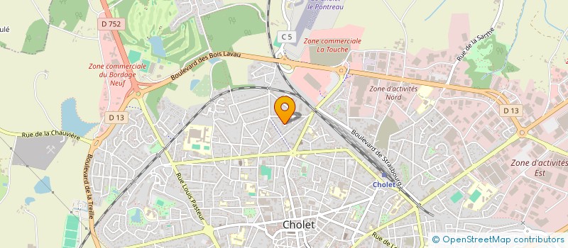 localisation de l'entreprise JEROLAMO à CHOLET