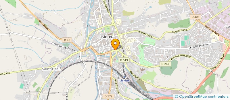 localisation de l'entreprise JEROLINE à LISIEUX