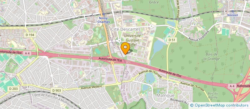 localisation de l'entreprise JEROLLI  CHAMPS-SUR-MARNE