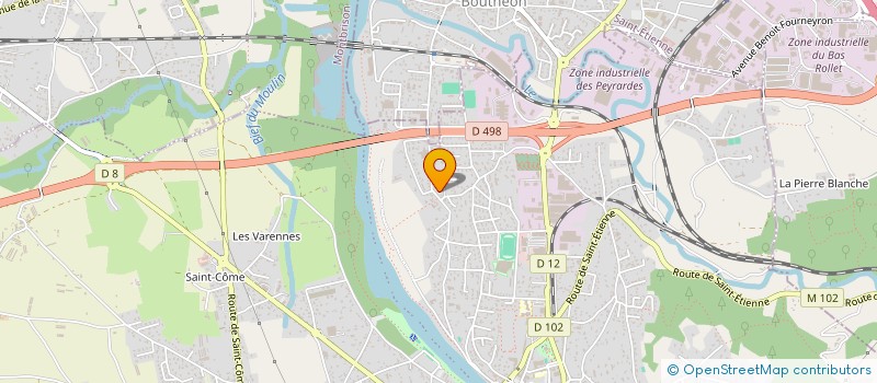 localisation de l'entreprise JEROM  SAINT-JUST-SAINT-RAMBERT