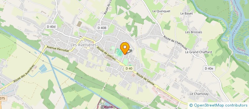 localisation de l'entreprise JEROM'IMMO  LES AVENIERES VEYRINS-THUELLIN