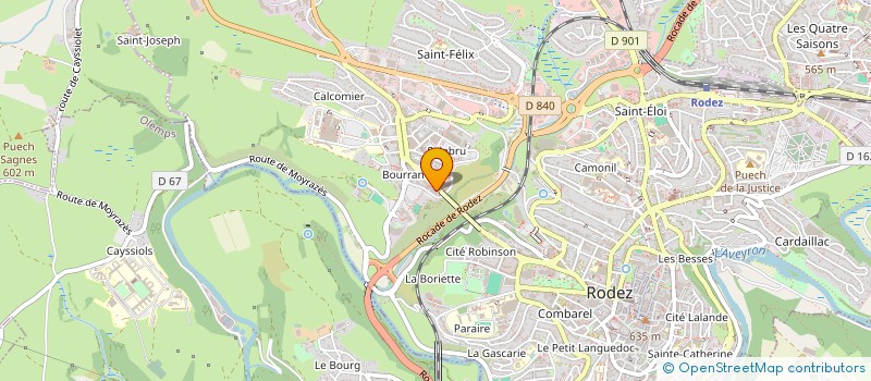localisation de l'entreprise JEROM'S HAIR à RODEZ