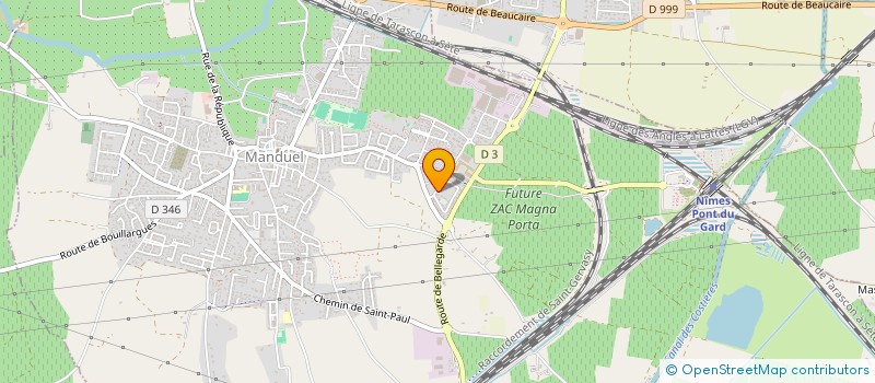 localisation de l'entreprise JEROMANNE  MANDUEL