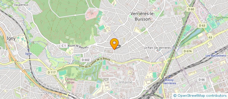 localisation de l'entreprise JEROME à VERRIERES-LE-BUISSON