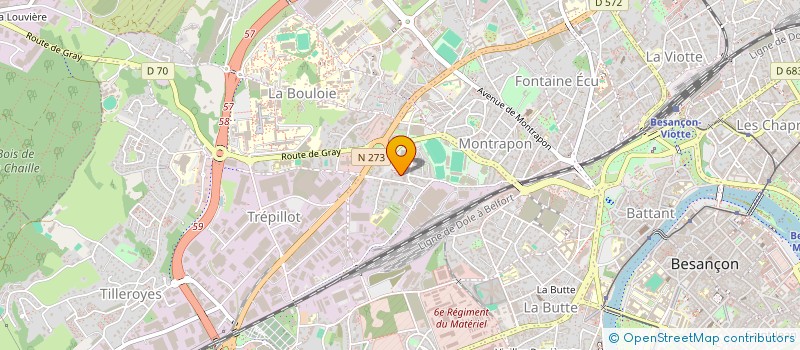 localisation de l'entreprise JEROME ATHIAS PROGRAMMATION ET SECURITE INFORMATIQUE à BESANCON