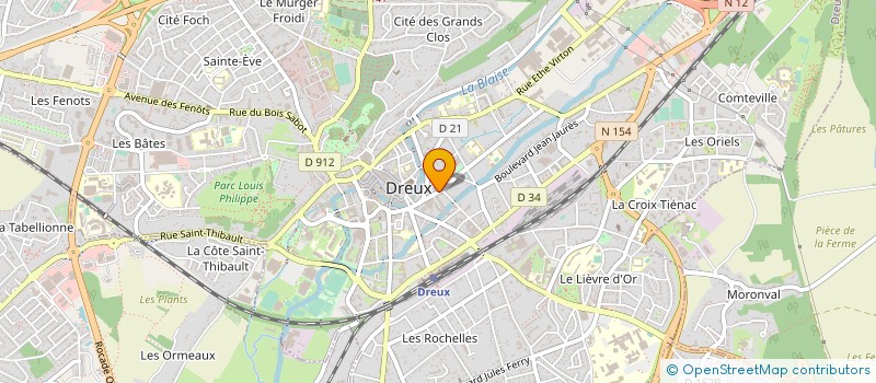 localisation de l'entreprise JEROME BAFFET ET LAURENCE ARGENTON NOTAIRES ASSOCIES D'UNE SOCIETE CIVILE PROFESSIONNELLE TITULAIRE D'UN OFFICE NOTARIAL à DREUX