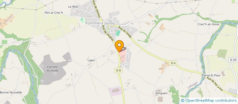 localisation de l'entreprise JEROME BEAUVERGER  LA ROCHE-JAUDY