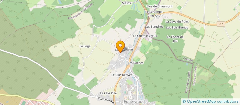 localisation de l'entreprise JEROME BECUWE ET KIM LY KIEU  FONTEVRAUD-L'ABBAYE