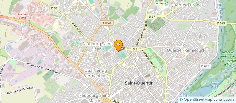 localisation de l'entreprise JEROME BOISSADY à SAINT-QUENTIN