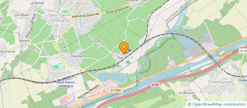 localisation de l'entreprise JEROME BOUCLET  LES BELLEVILLE