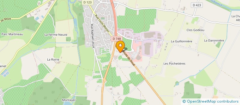 localisation de l'entreprise JEROME BOUSSARD à BRISSAC LOIRE AUBANCE