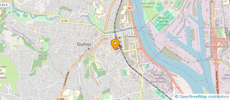 localisation de l'entreprise JEROME BRALERAIT DESIGN  OULLINS-PIERRE-BENITE