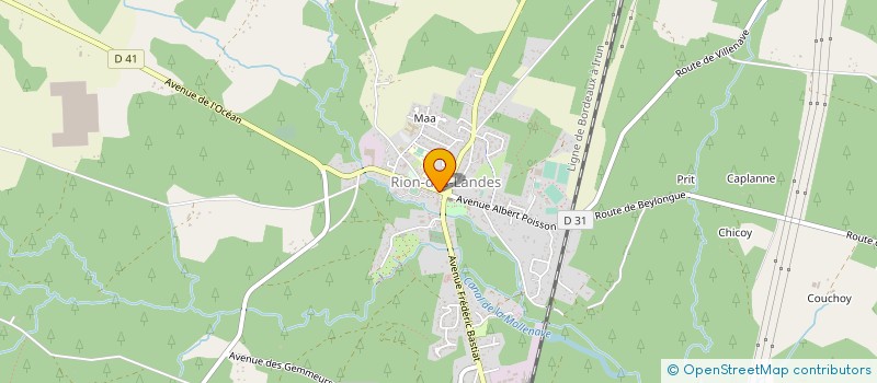 localisation de l'entreprise JEROME DARRICAU à RION-DES-LANDES