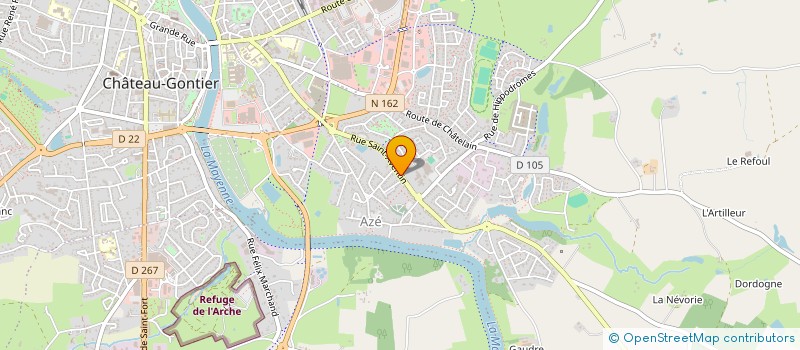 localisation de l'entreprise JEROME DENIS  CHATEAU-GONTIER-SUR-MAYENNE