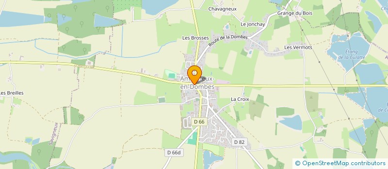 localisation de l'entreprise JEROME ELEC à AMBERIEUX-EN-DOMBES