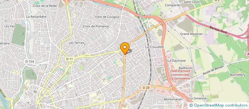 localisation de l'entreprise JEROME ET SOPHIE  BEZIERS