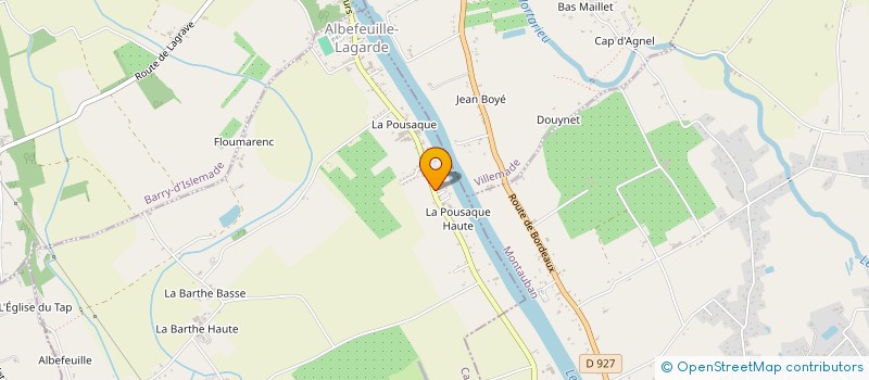 localisation de l'entreprise JEROME FRAYSSE CONSEIL  ALBEFEUILLE-LAGARDE